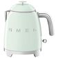 SMEG 3-Cup Stainless Steel Retro Style Mini Electric Kettle in Pastel Green, , large