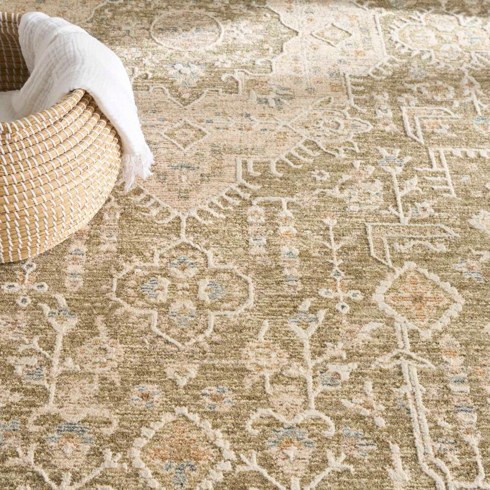 Nourison Retreat Green 5'3" x 7'6" Area Rug, , large