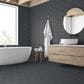 Emser Heksa Black 8" x 9" Porcelain Tile, , large