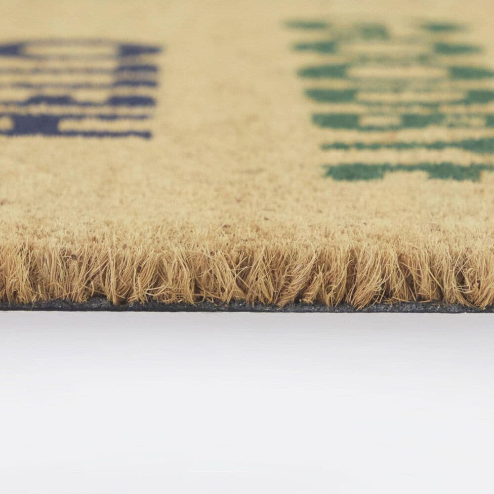 Balta Rugs Hello Goodbye Blue 1&#39;6&quot; x 2&#39;6&quot; Door Mat, , large