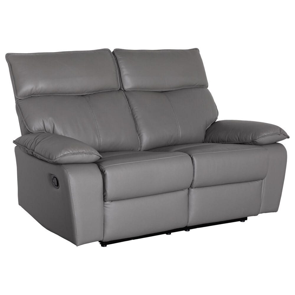 Mayberry Hill Wildcard Manual Motion Reclining Loveseat in Aviarah Grey, , large