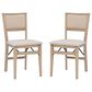 Linon Home Decor Keira Folding Chair in Grey Wash (Set of 2), , large
