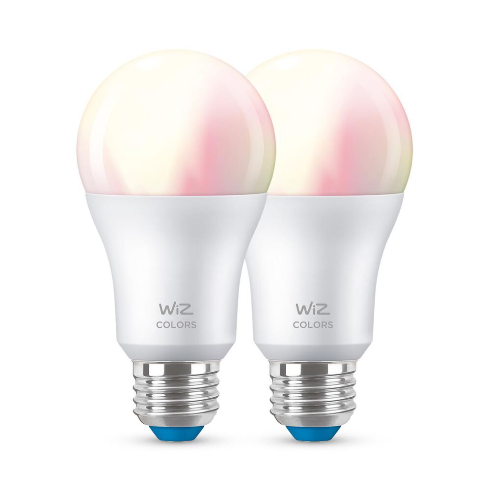 Wiz A19 Smart Bulb (2-Pack) Color/White, , large
