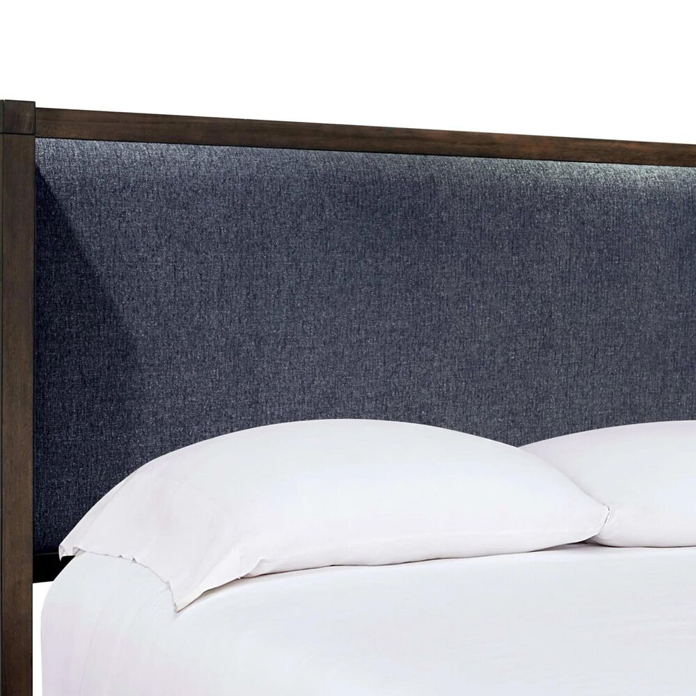 Urban Home Boracay King Upholstered Wingback Storage Bed in Wild Oats Brown, , large