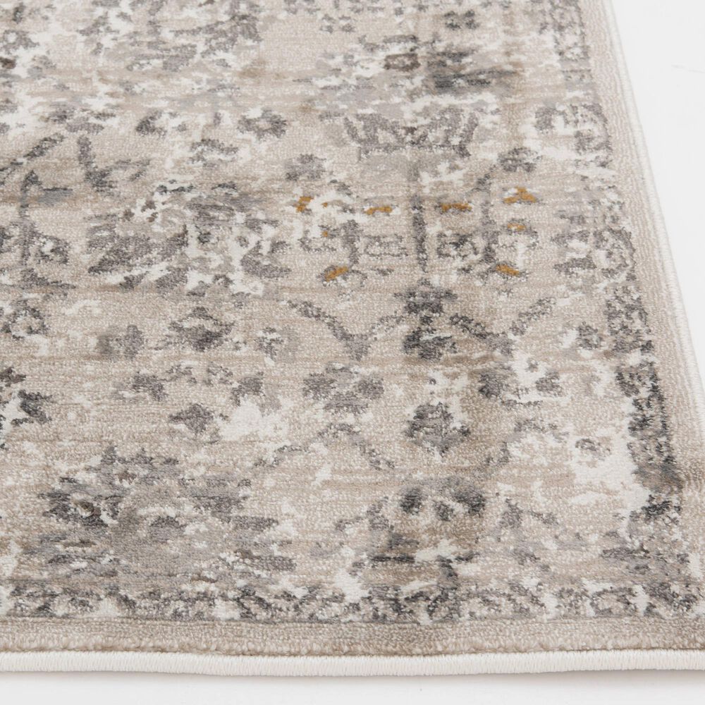Central Oriental Adore Iliana 5&#39; x 7&#39;6&quot; Beige and Orange Area Rug, , large