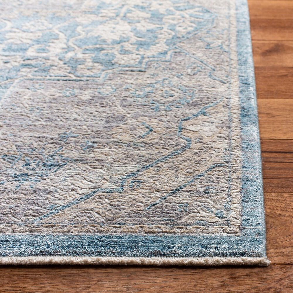 Safavieh Dream DRM412M 2&#39; x 8&#39; Blue and Grey Runner, , large