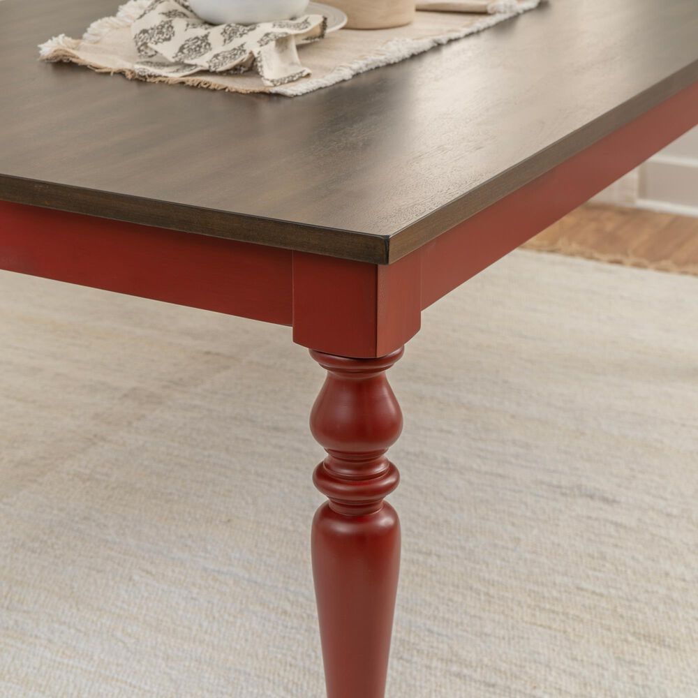 Linon Home Decor Trimble Dining Table in Red, , large