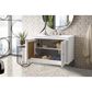 James Martin Vanities Athens 36" Single Bathroom Vanity in Glossy White with 3 cm Arctic Fall Solid Surface Top and Rectangular Sink, , large