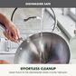 Green Pan Valencia Pro 3.6-Quart Uncoated Chef"s Pan with Lid in Stainless Steel, , large