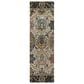 Dalyn Rug Company Silk Road Black, Ivory, Gold, Copper, Blush, Aloe and Wheat 2"3" x 7"6" Runner, , large