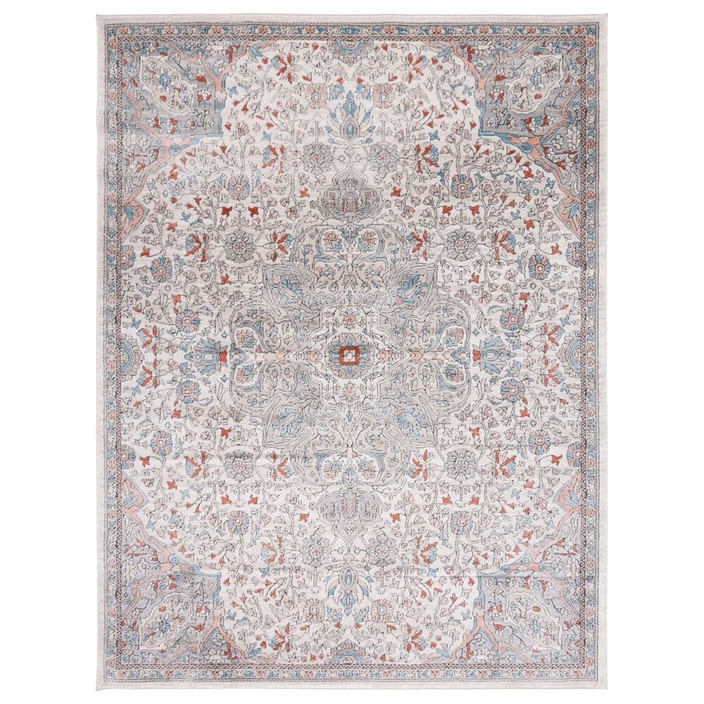 Safavieh Oregon 8" x 10" Grey and Ivory Area Rug, , large