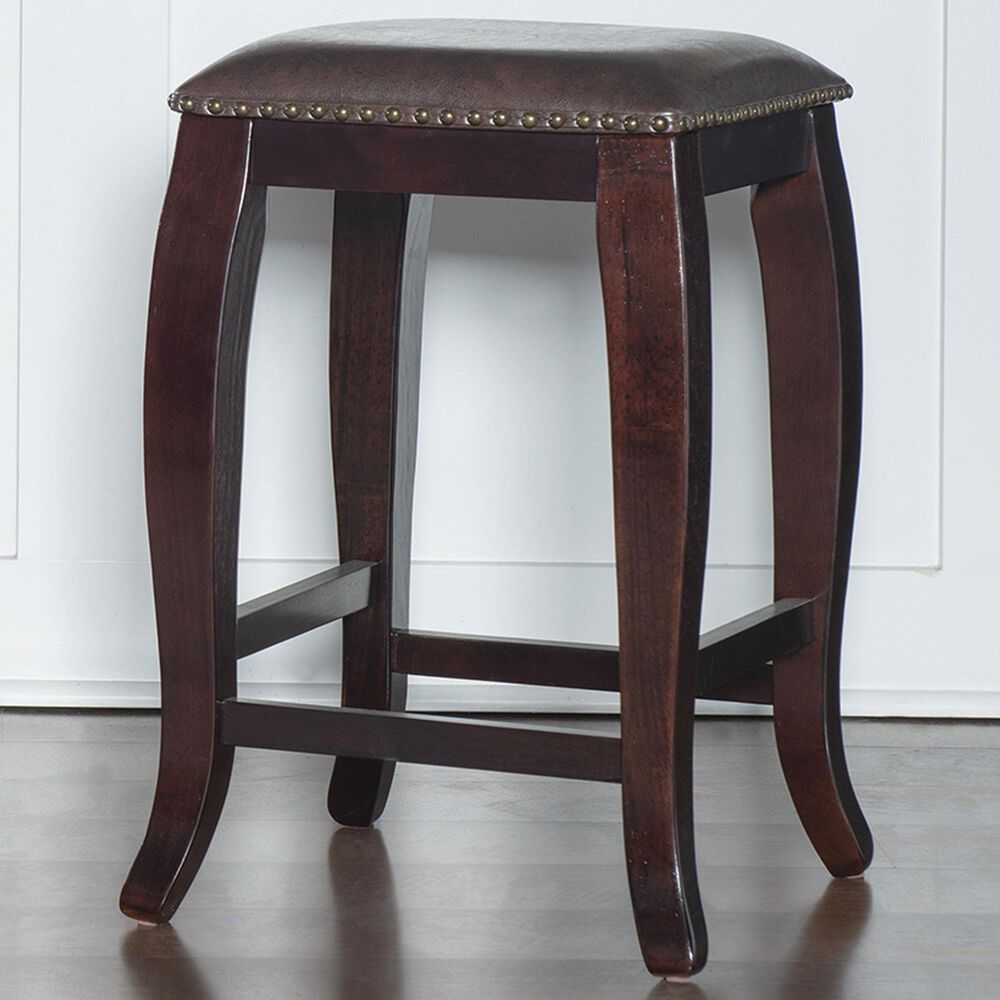 Linden Boulevard San Francisco Counter Stool in Brown, , large