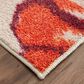 Karastan Prismatic 5" x 8" Lime Green, Cream, Pink and Red Kids Area Rug, , large
