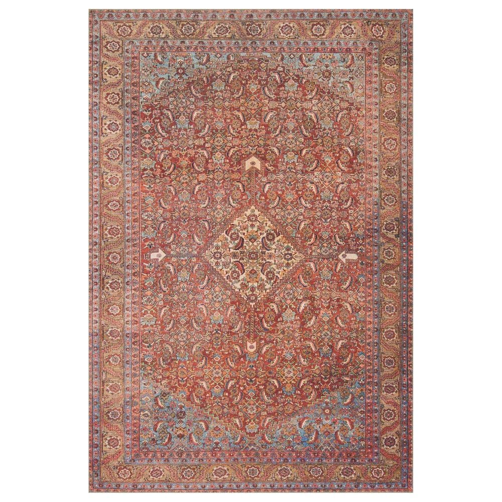 Loloi Loren LQ-06 8"4" x 11"6" Red Area Rug, , large