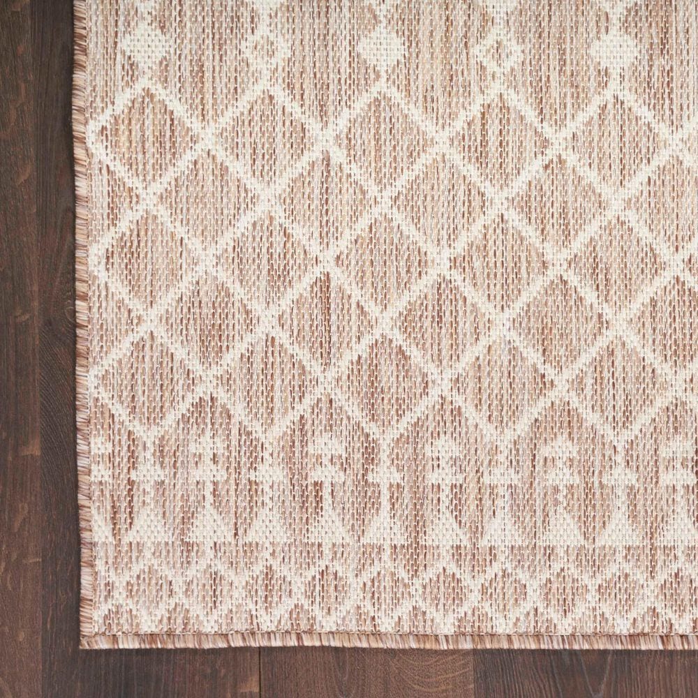 Nourison Positano Southwestern Beige 6&#39; x 9&#39; Indoor/Outdoor Area Rug, , large