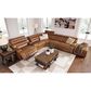 Ashley Temmpton Oversized Accent Ottoman in Chocolate, , large