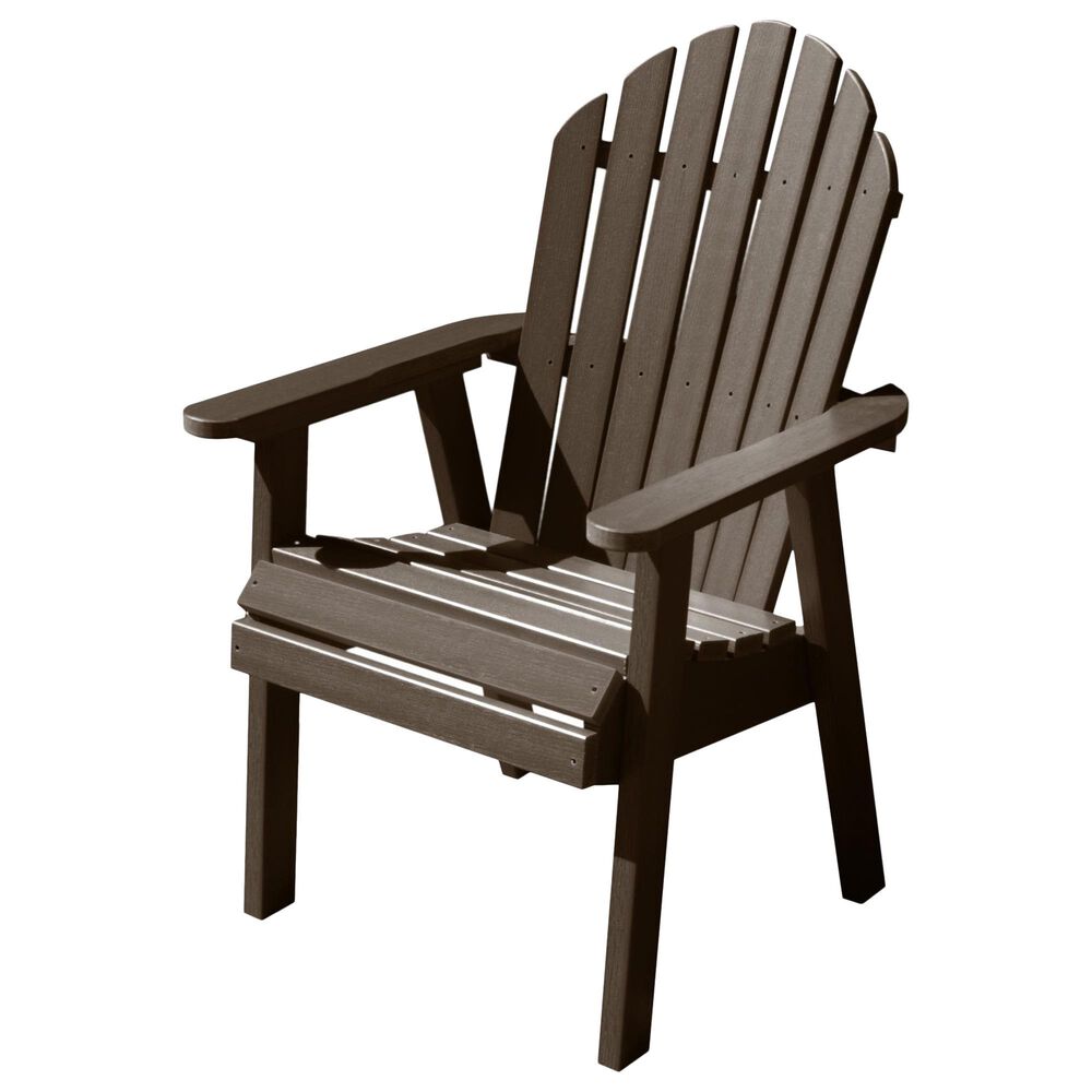 Highwood USA Hamilton 7-Piece Patio Dining Set in Weathered Acorn Finish, , large