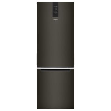 Whirlpool 12.7 Cu. Ft. Counter-Depth Wide Bottom-Freezer Refrigerator in Black Stainless, , large