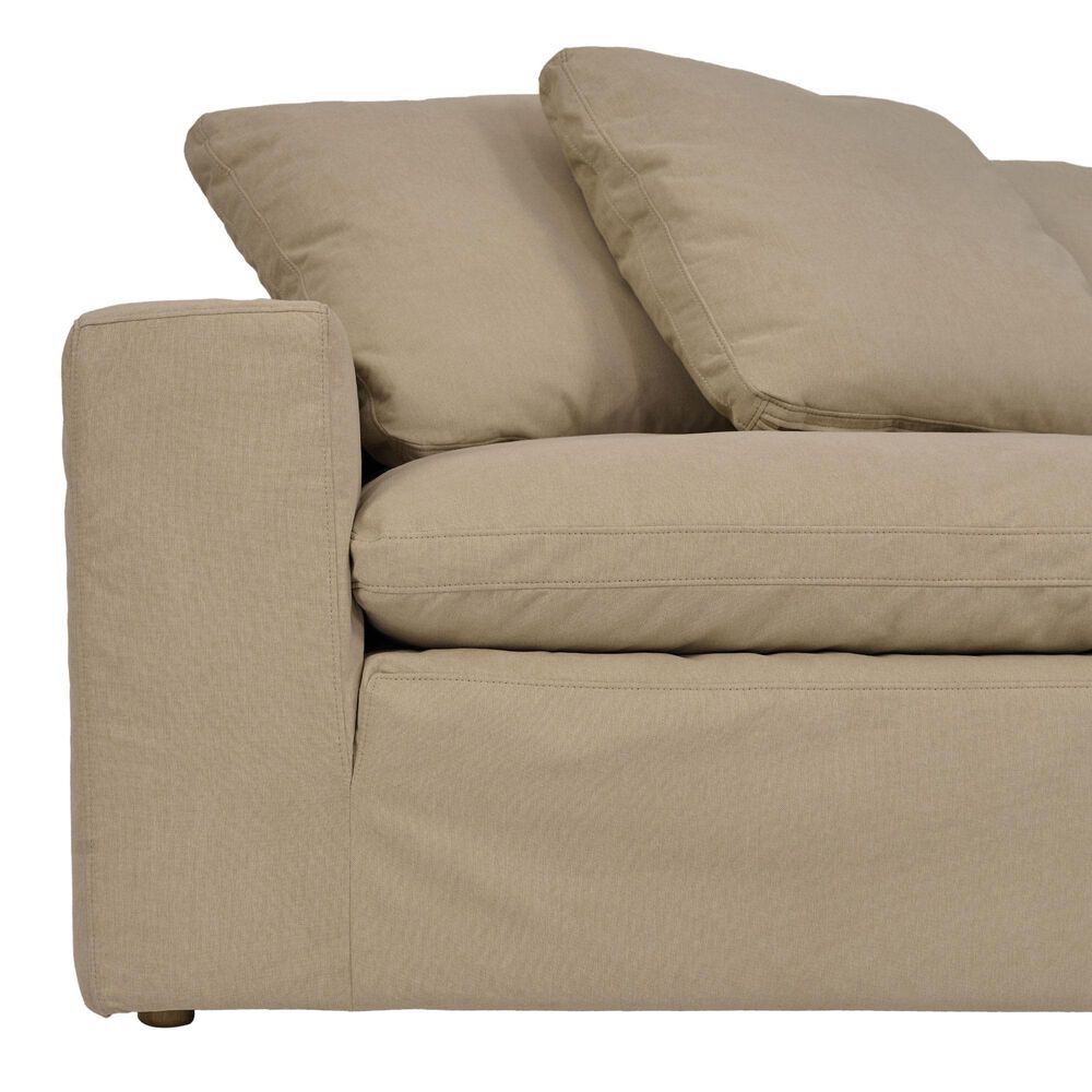 Blue River Liberty Stationary Sofa in Sahara Brown, , large