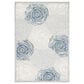 Safavieh Micro-Loop MLP382F 8" x 10" Gray and Ivory Area Rug, , large