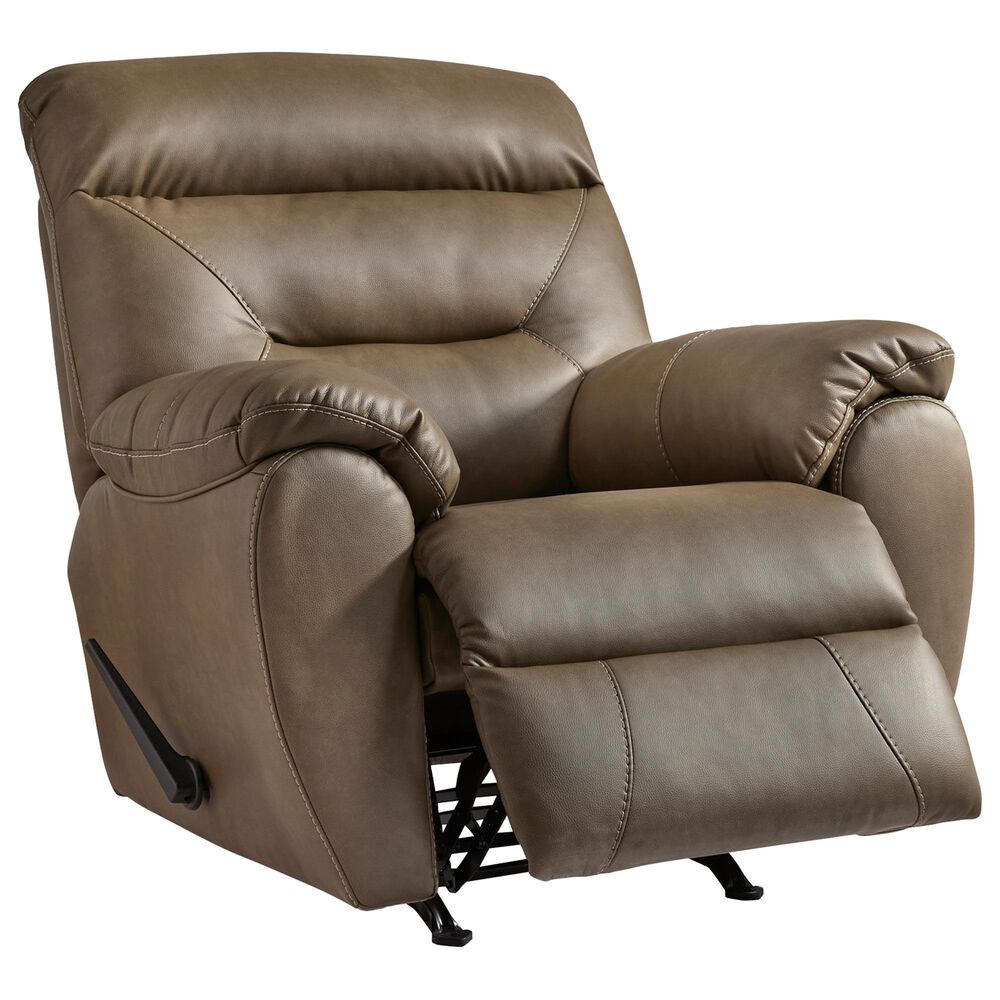 Ashley Elksworth Manual Rocker Recliner in Biscotti, , large