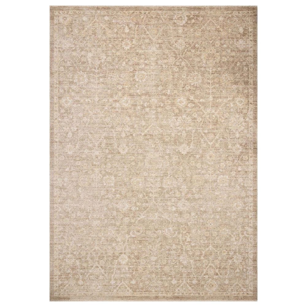 Chris Loves Julia x Loloi Palma Bark and Natural 11"6" x 15"7" Area Rug, , large