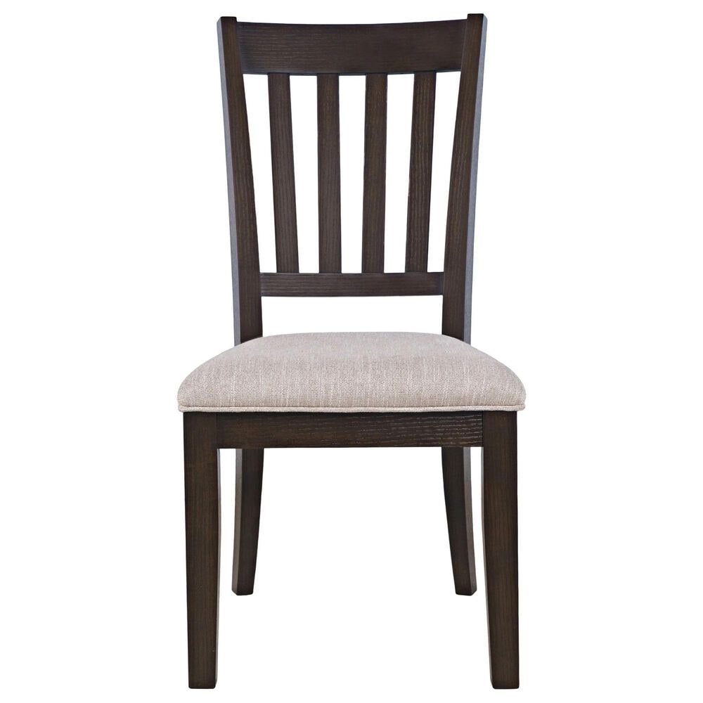 Waltham Brentwood Slatback Side Chair Only in Arbor Oak Finish, , large