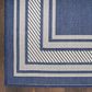 Nourison Horizon HOZ03 Navy 10" x 14" Indoor/Outdoor Area Rug, , large
