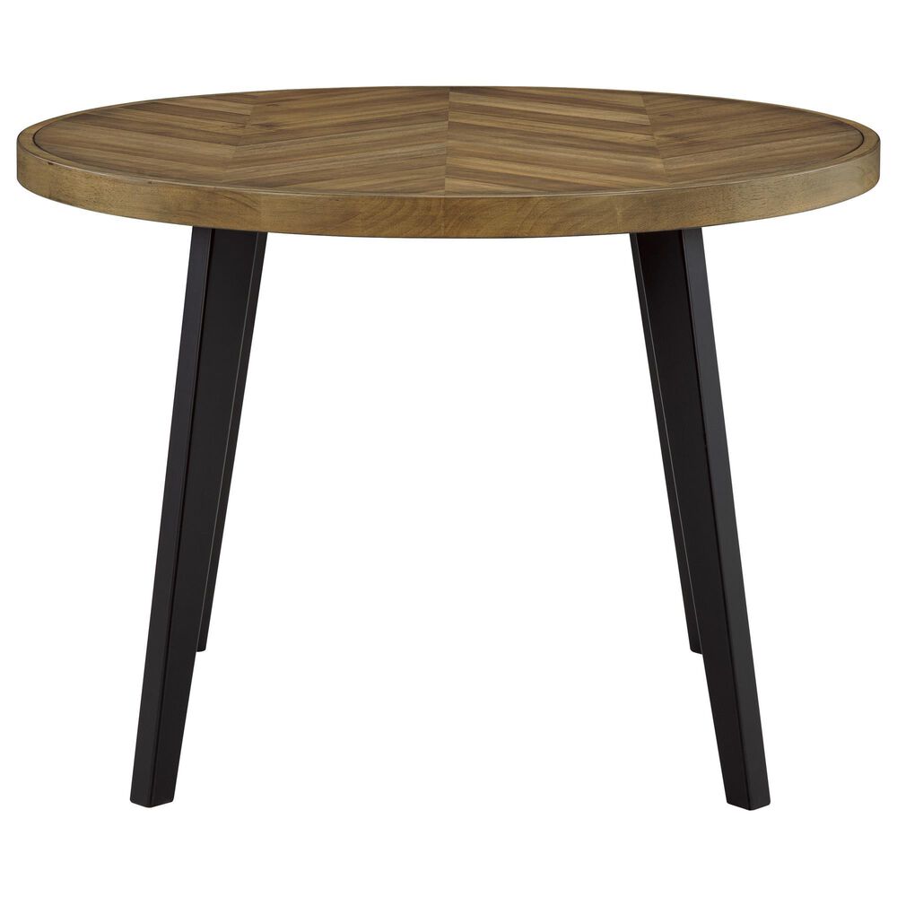 Ashley Blondon 5-Piece Round Dining Set in Brown and Black, , large