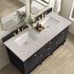 James Martin Vanities Lorelai 60" Double Vanity in Black Onyx with 3 CM Eternal Jasmine Pearl Quartz Top, , large