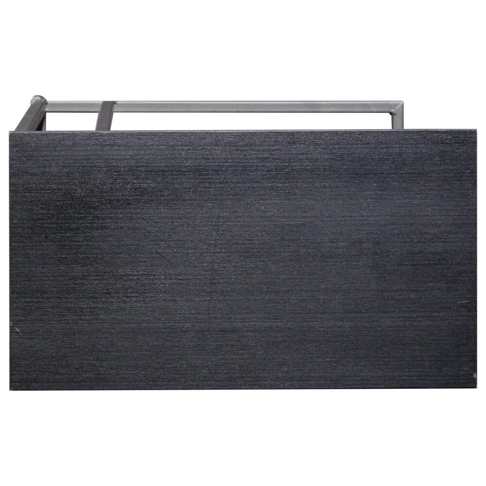 Maple and Jade C-Shaped End Table in Black, , large