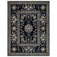 Safavieh Micro-Loop 9" x 12" Black and Green Area Rug, , large