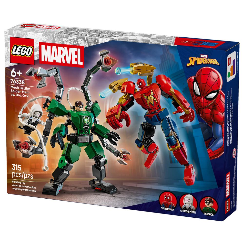 LEGO Marvel Mech Battle - Spider-Man vs. Doc Ock Mech Building Set, , large