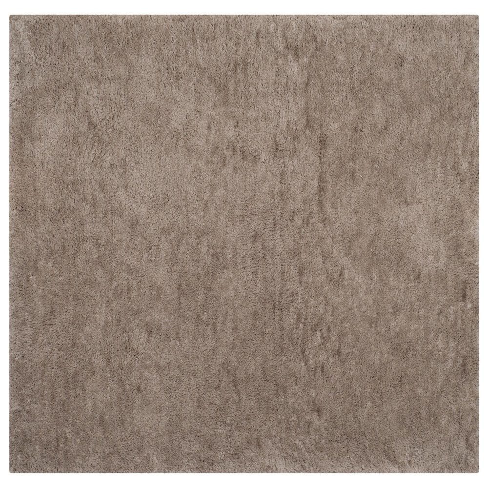 Safavieh Sheep Shag SSG120A 6" Square Silver Area Rug, , large
