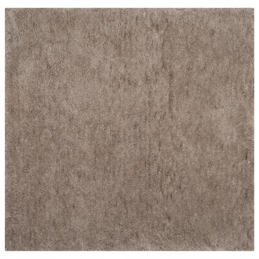 Safavieh Sheep Shag SSG120A 6" Square Silver Area Rug, , large
