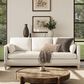 Jennifer Taylor Home Knox Stationary Sofa in Flax White, , large