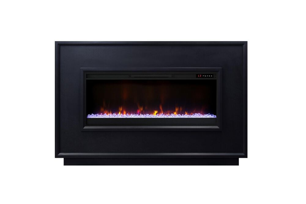 Legends Furniture Sunset Fireplace Mantel in Seal Skin, , large