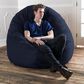 Jaxx 6" Cocoon Large Bean Bag Chair in Navy, , large