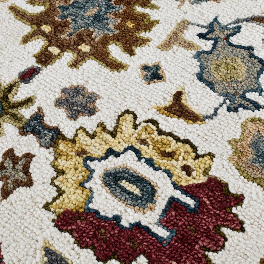 Amer Rugs Jackson JAC-1 Ivory 5' x 7'6" Area Rug, , large