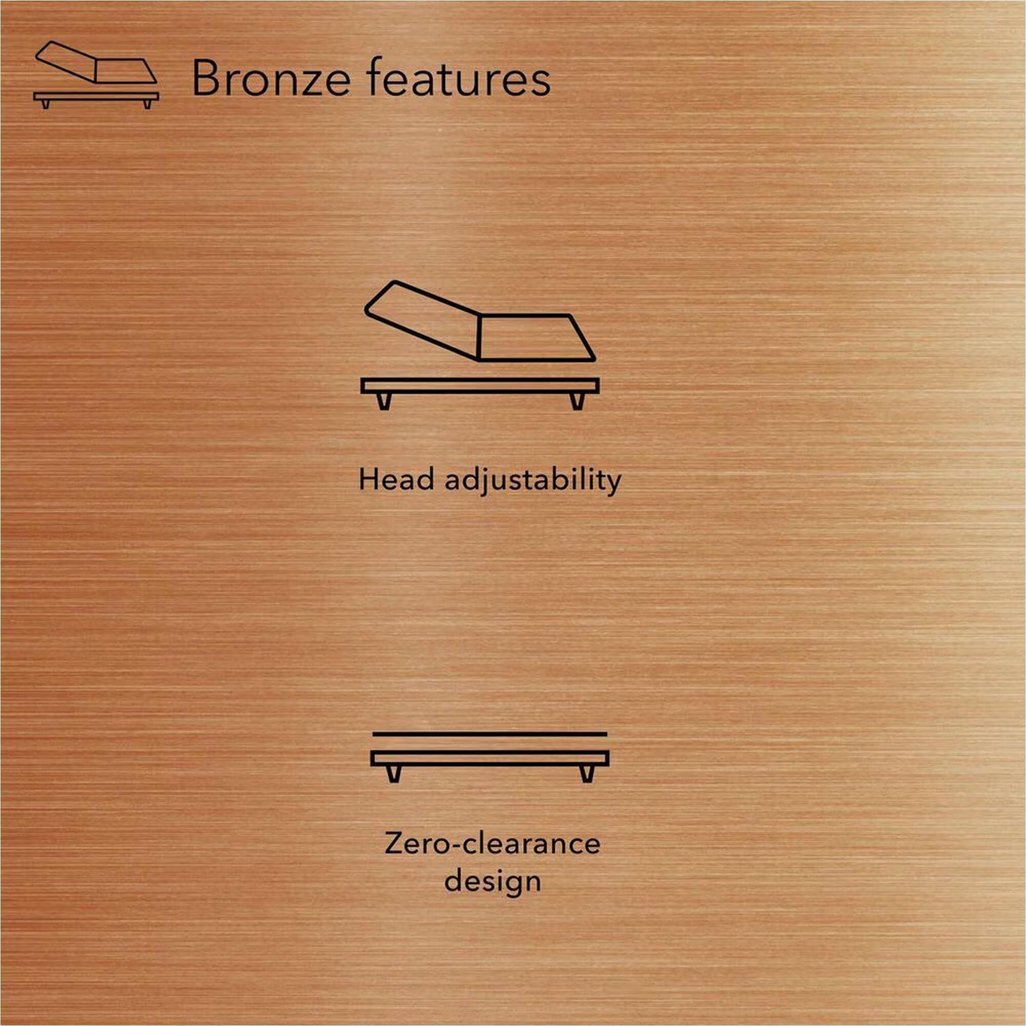 【なっお】①Fourleaf Base Serta Bronze Baselogic Twin XL Adjustable Base