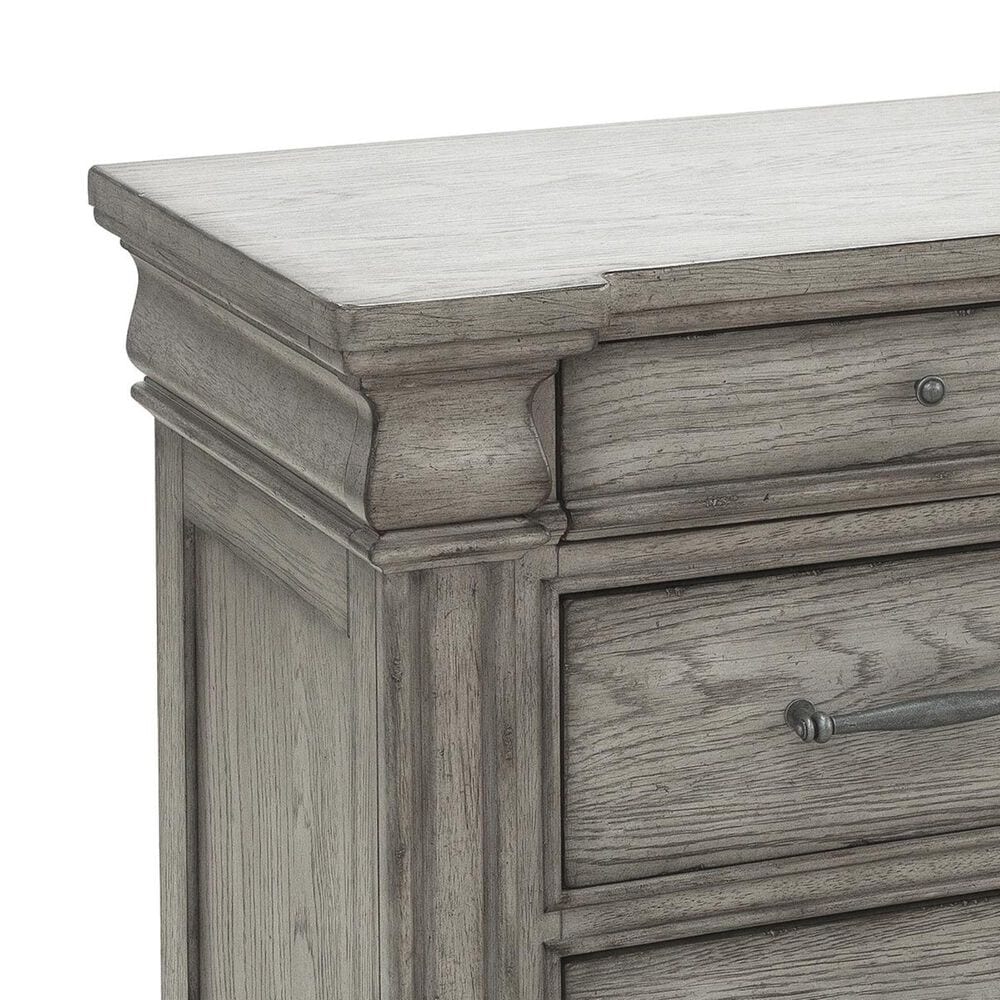 Chapel Hill Madison Ridge 4 Piece King Storage Bedroom Set in Bluff Gray, , large