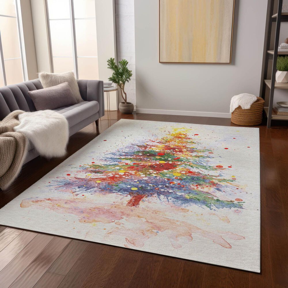 Dalyn Rug Company Wonderland WN17 3&#39; x 5&#39; Ivory Indoor/Outdoor Area Rug, , large
