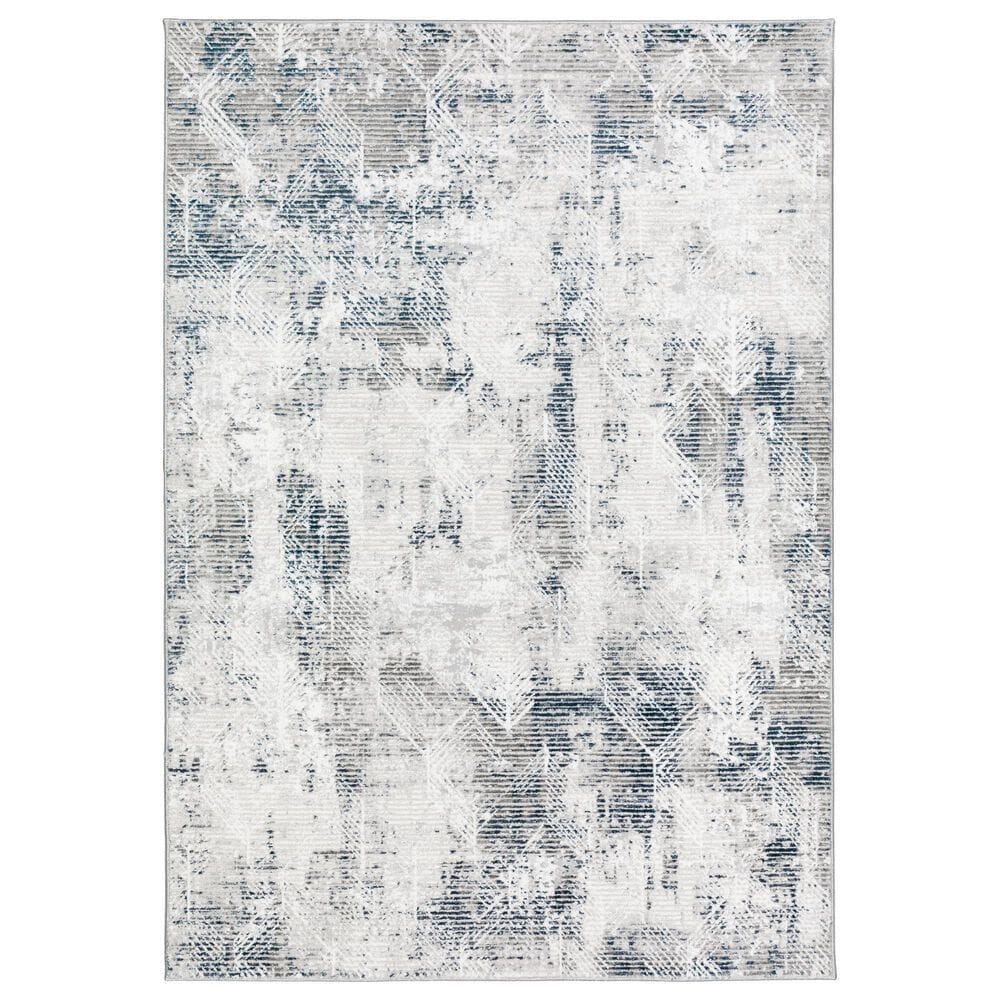 Dalyn Rug Company Rhodes Geometric 7"10" x 10" Grey Area Rug, , large