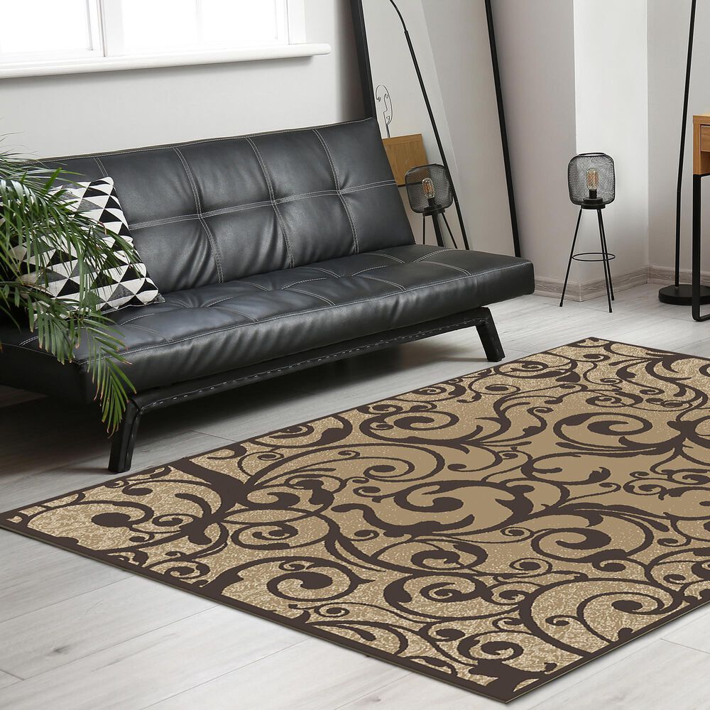 Radici USA Pisa 1845 Beige 3'3" x 4'11" Area Rug, , large