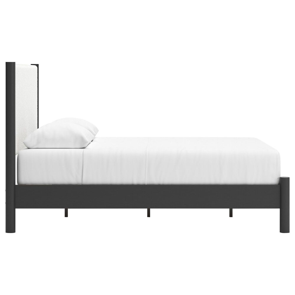Ashley Cadmori 3-Piece Queen Platform Bedroom Set in Black and White, , large