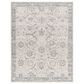 Surya Dresden White, Medium Gray, Gray, Light Slate, Denim and Mustard 12" x 15" Area Rug, , large