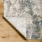 Surya Dresden Medium Gray, White, Gray, Light Slate, Mustard and Rust 12" x 15" Area Rug, , large