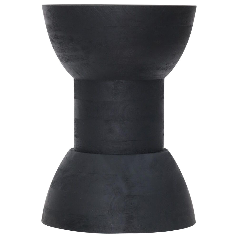 Zuo Modern Wisdom Table Stool in Matte Black/Black, , large