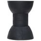 Zuo Modern Wisdom Table Stool in Matte Black/Black, , large