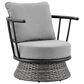 Blue River Monk 4-Piece Patio Conversation Set in Dark Gray and Black, , large
